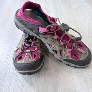 Merrell All Out Blaze Sieve Womens 9.5 Boulder Fuchsia Hiking Water Shoes J65246
